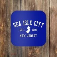 Sea Isle City New Jersey Collegiate Gift Great Gift Coaster thumb 0