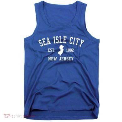 Sea Isle City New Jersey Collegiate Gift Great Gift Tank Top