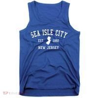 Sea Isle City New Jersey Collegiate Gift Great Gift Tank Top thumb 0