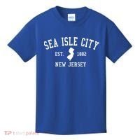 Sea Isle City New Jersey Collegiate Gift Great Gift Kids T-Shirt thumb 0