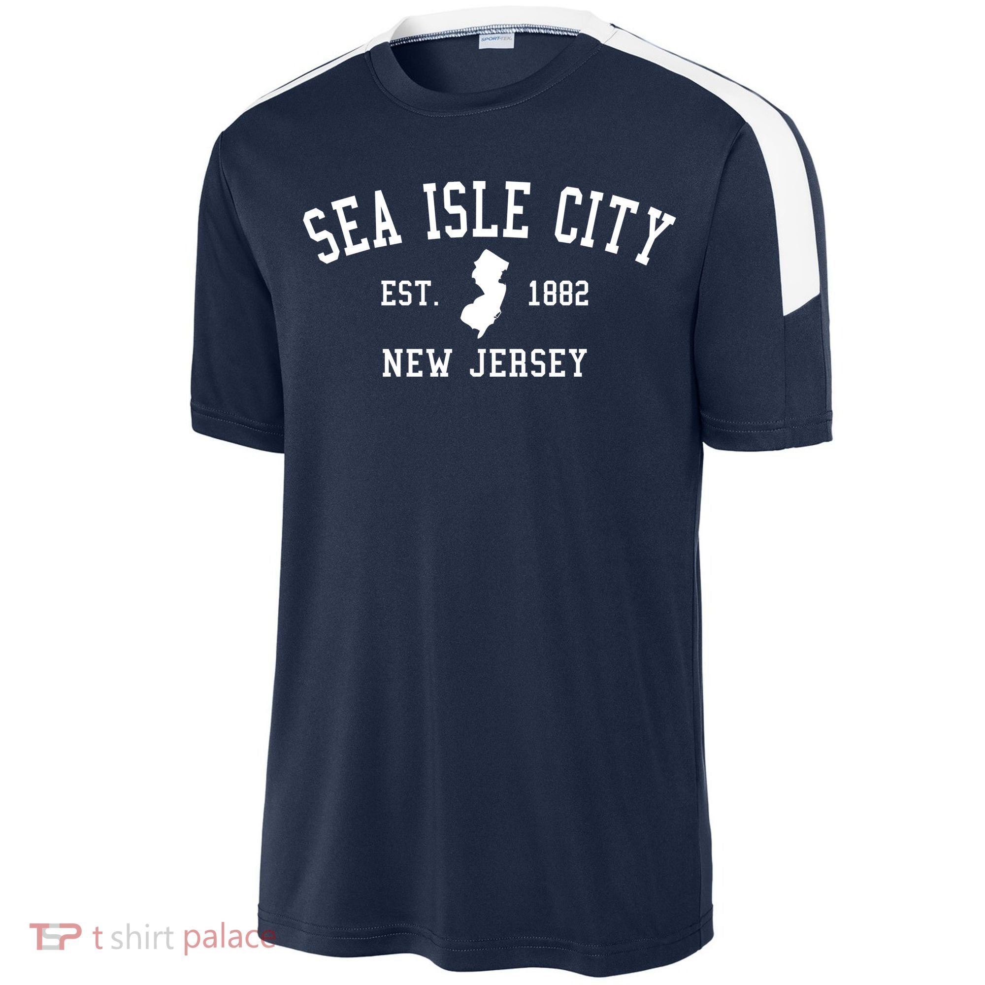Sea Isle City New Jersey Collegiate Gift Great Gift Sport-Tek Competitor United Soccer Jersey