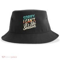 Sorry I CanT ItS Ski Season Winter Sports Sustainable Bucket Hat thumb 0