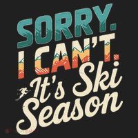 Sorry I CanT ItS Ski Season Winter Sports Kids Long Sleeve Plaid Pajama Set thumb 2