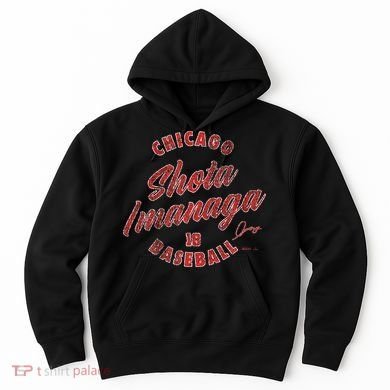 Shota Imanaga Chicago Baseball Vintage Cursive Hoodie