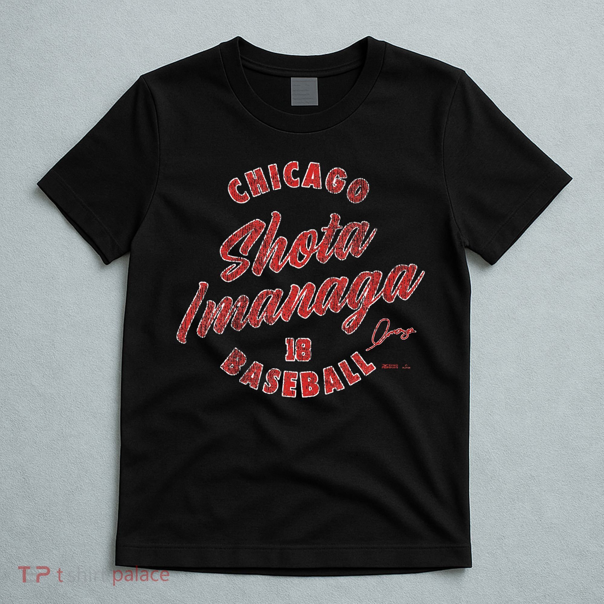 Shota Imanaga Chicago Baseball Vintage Cursive T-Shirt