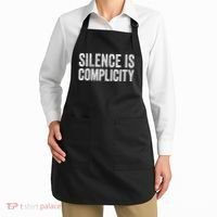 Silence Is Complicity Resist March Protest Vote 2020 Apron thumb 2