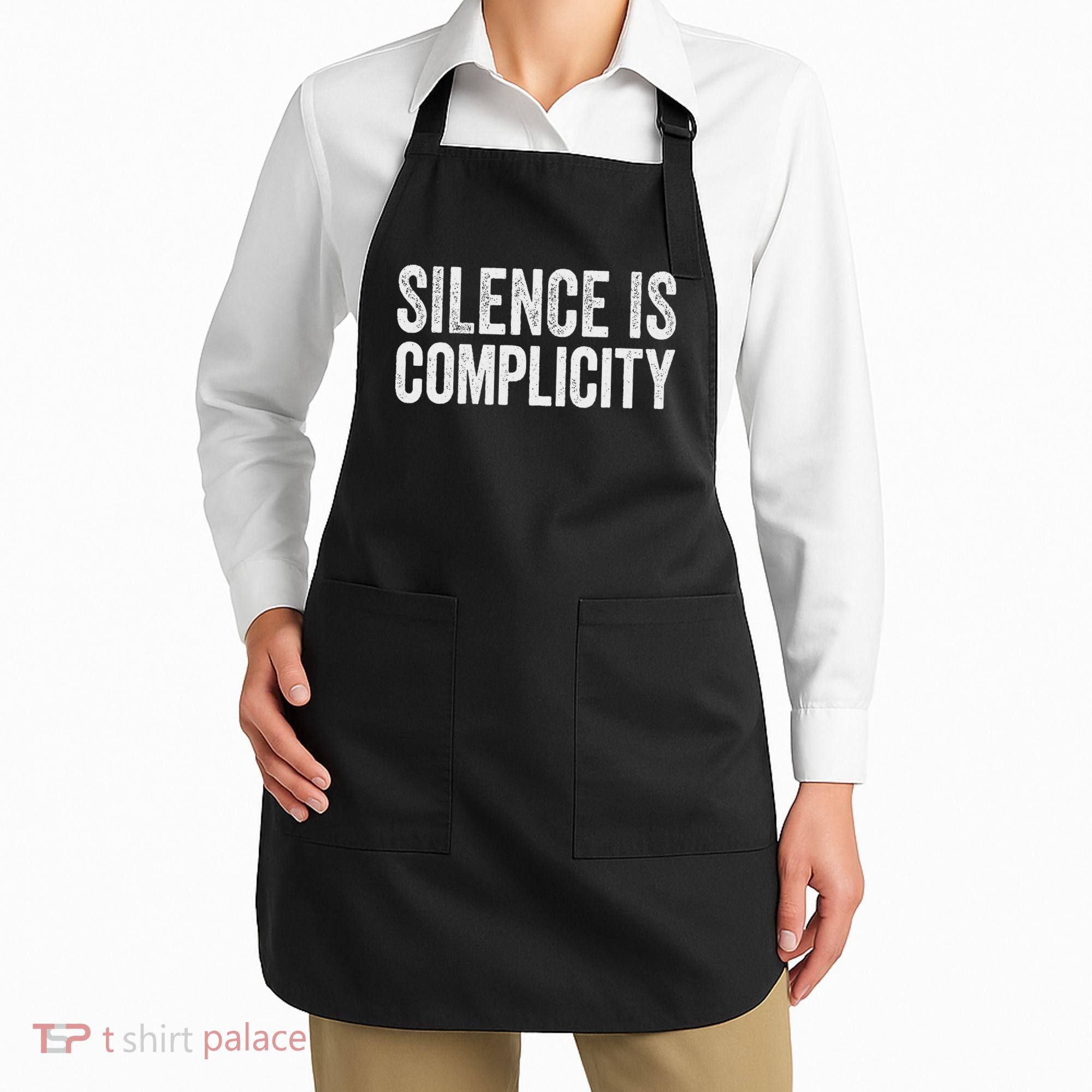 Silence Is Complicity Resist March Protest Vote 2020 Apron