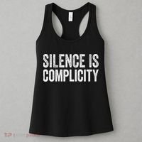 Silence Is Complicity Resist March Protest Vote 2020 Women's Tank Top thumb 3