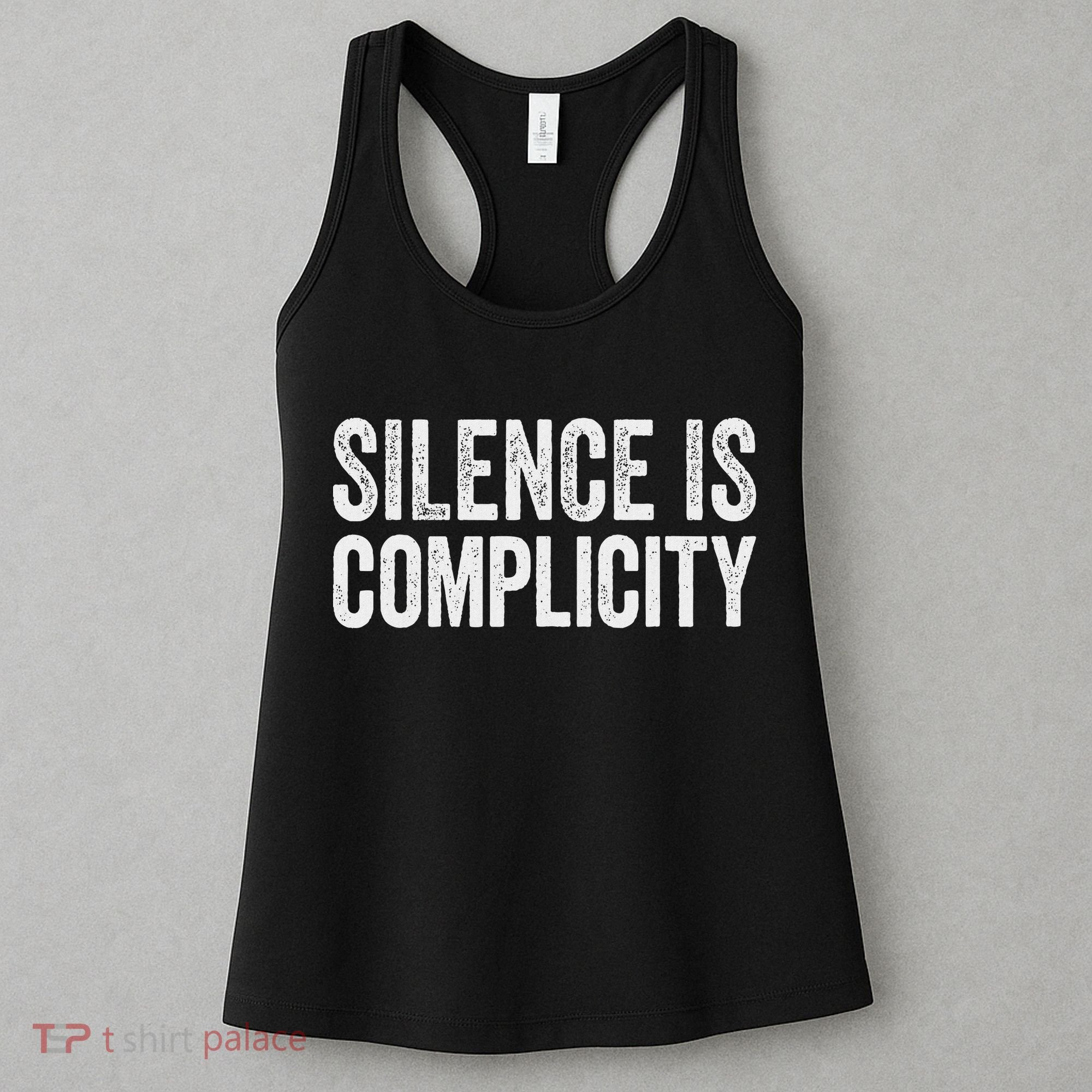 Silence Is Complicity Resist March Protest Vote 2020 Women's Tank Top