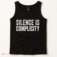 Silence Is Complicity Resist March Protest Vote 2020 Tank Top thumb 2