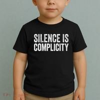 Silence Is Complicity Resist March Protest Vote 2020 Toddler T-Shirt thumb 2