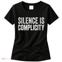 Silence Is Complicity Resist March Protest Vote 2020 Women's T-Shirt thumb 0