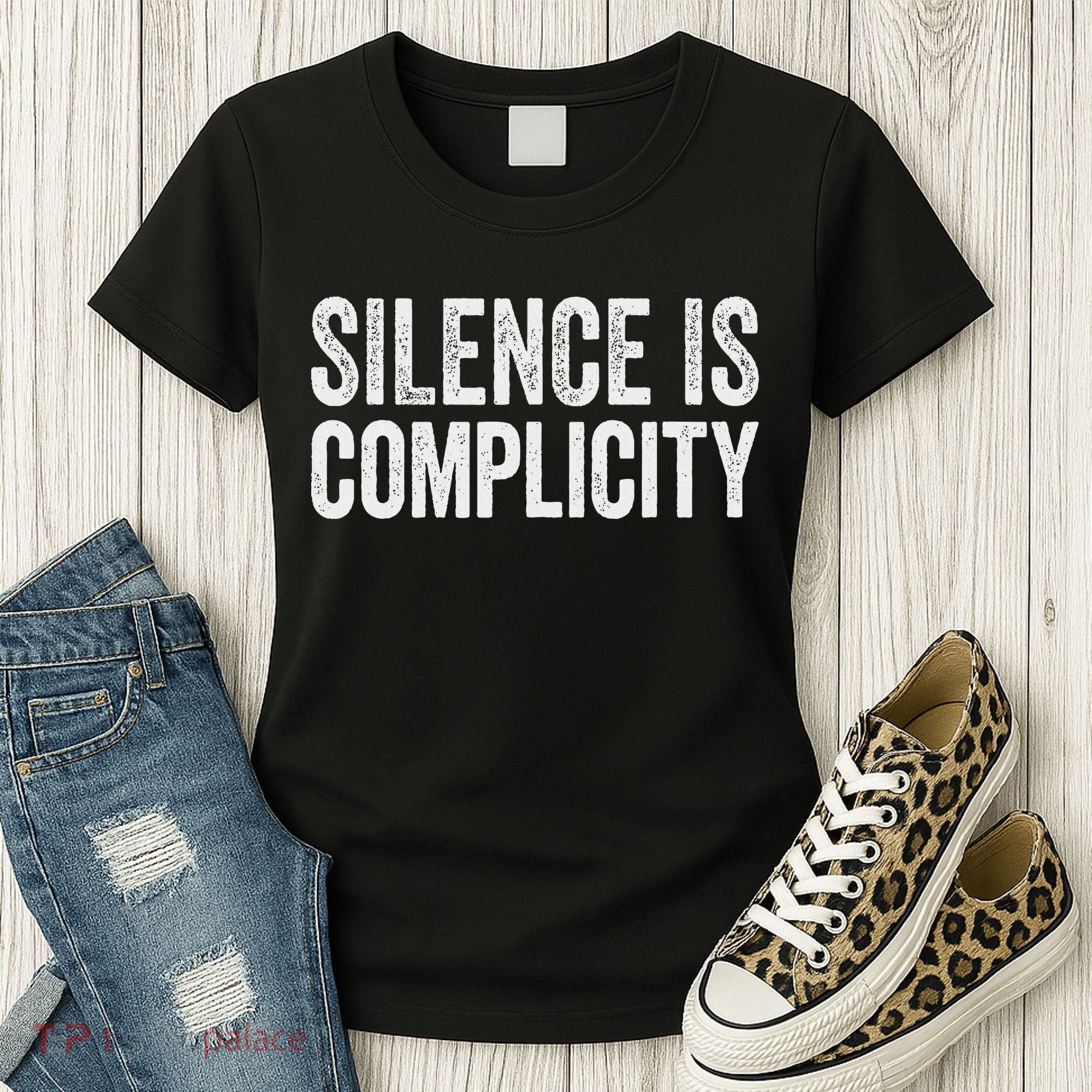 Silence Is Complicity Resist March Protest Vote 2020 Women's T-Shirt