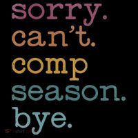 Sorry I CanT Comp Season Cheer Gilr Comp Dance Mom Dancing Ornament thumb 1