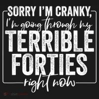 Sorry I’M Cranky I’M Going Through My Terrible 40S Forties Kids Sweatshirt thumb 2