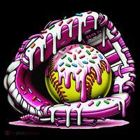 Softball  Ice Cream Sprinkles Softball Glove Gift Coffee Mug thumb 5