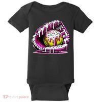 Softball  Ice Cream Sprinkles Softball Glove Gift Baby Bodysuit thumb 0