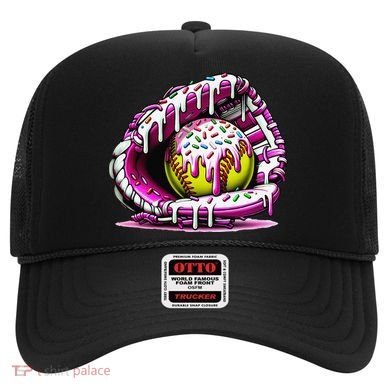 Softball  Ice Cream Sprinkles Softball Glove Gift Hat