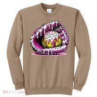Softball  Ice Cream Sprinkles Softball Glove Gift Sweatshirt thumb 0