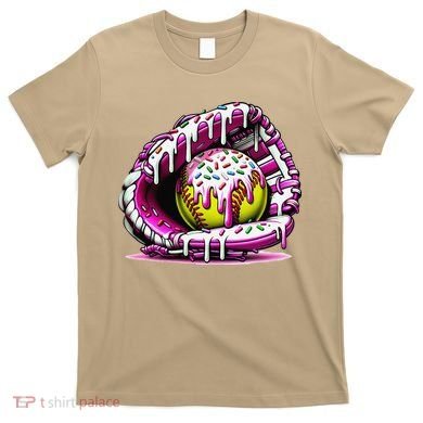 Softball  Ice Cream Sprinkles Softball Glove Gift T-Shirt