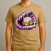 Softball  Ice Cream Sprinkles Softball Glove Gift T-Shirt thumb 3