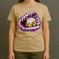 Softball  Ice Cream Sprinkles Softball Glove Gift T-Shirt thumb 4
