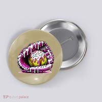 Softball  Ice Cream Sprinkles Softball Glove Gift Button thumb 0