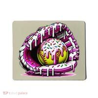 Softball  Ice Cream Sprinkles Softball Glove Gift Mousepad thumb 0