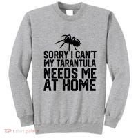 Sorry I CanT My Tarantula Needs Me At Home Sweatshirt thumb 0