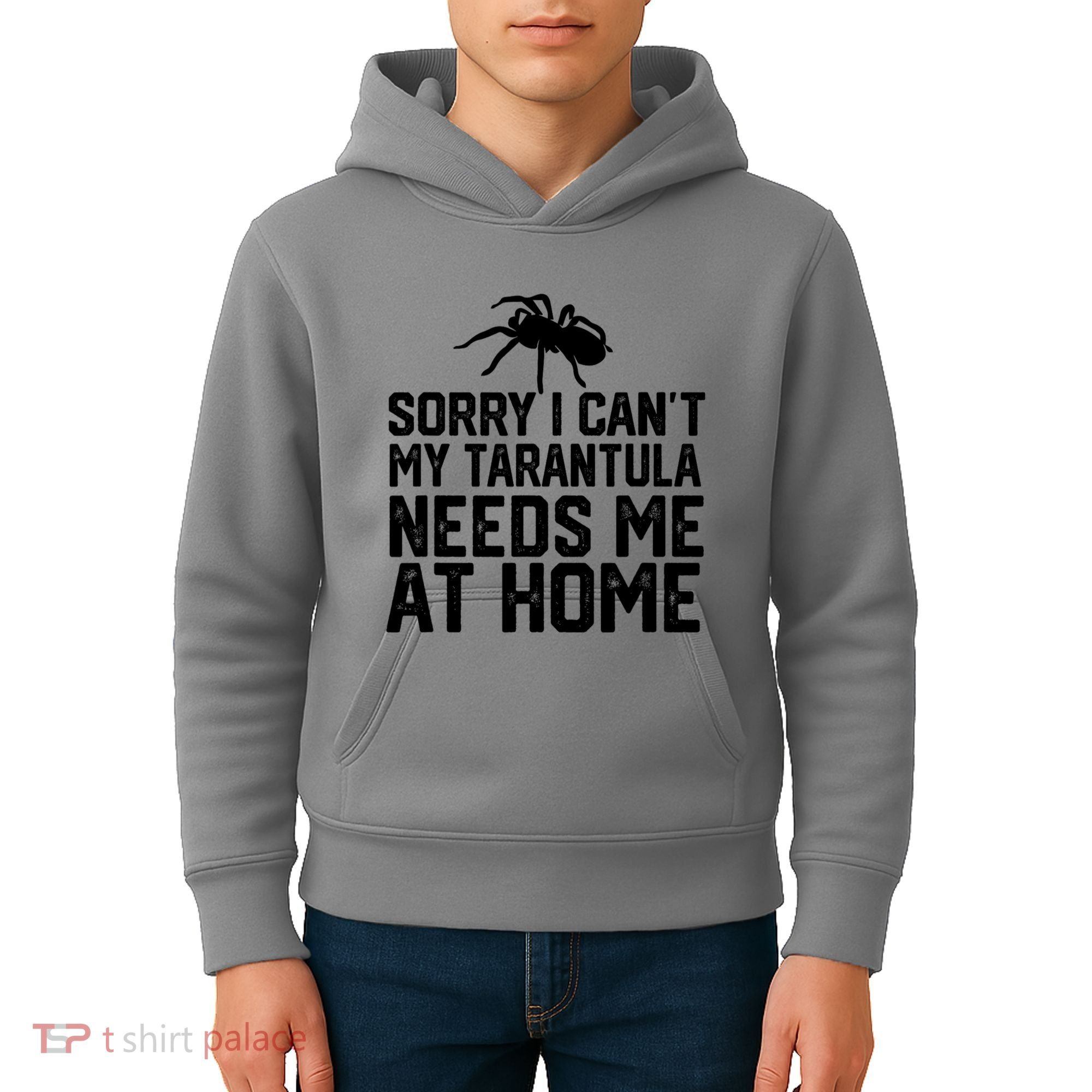 Sorry I CanT My Tarantula Needs Me At Home Kids Hoodie