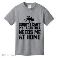 Sorry I CanT My Tarantula Needs Me At Home Kids T-Shirt thumb 0