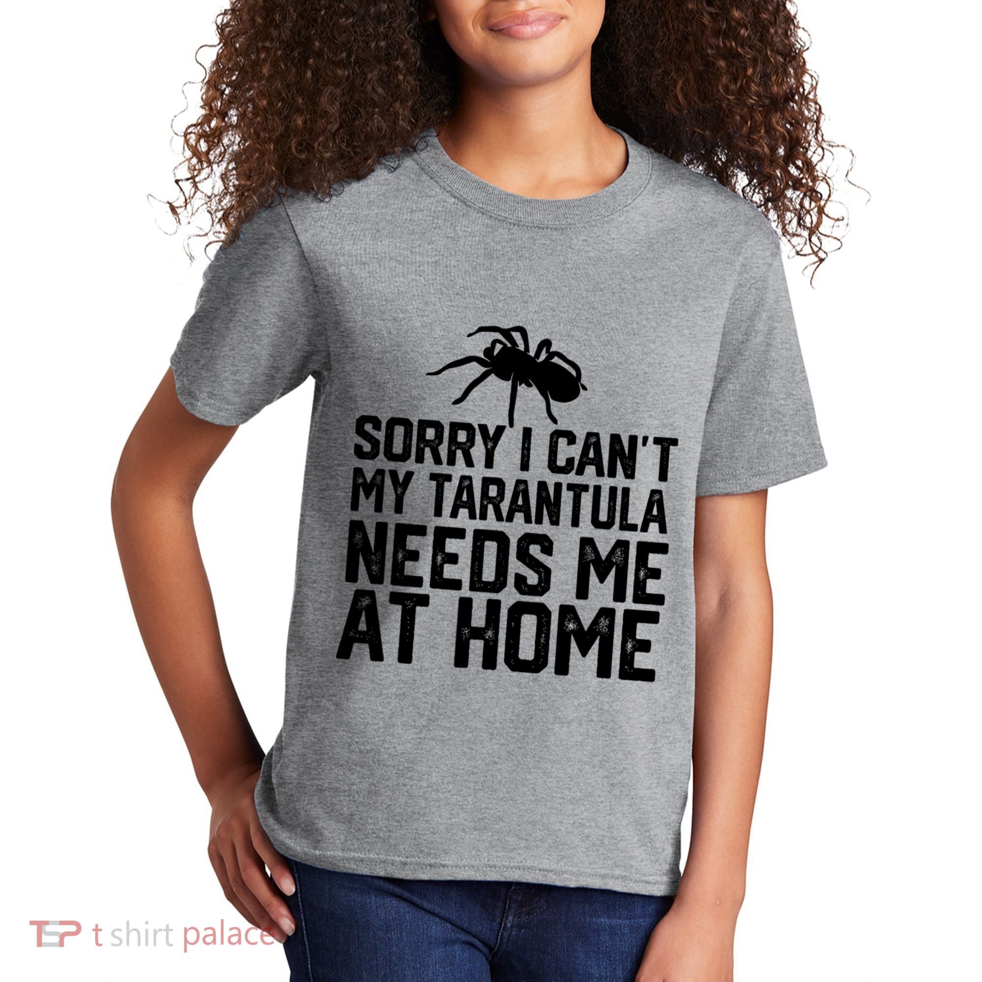 Sorry I CanT My Tarantula Needs Me At Home Kids T-Shirt