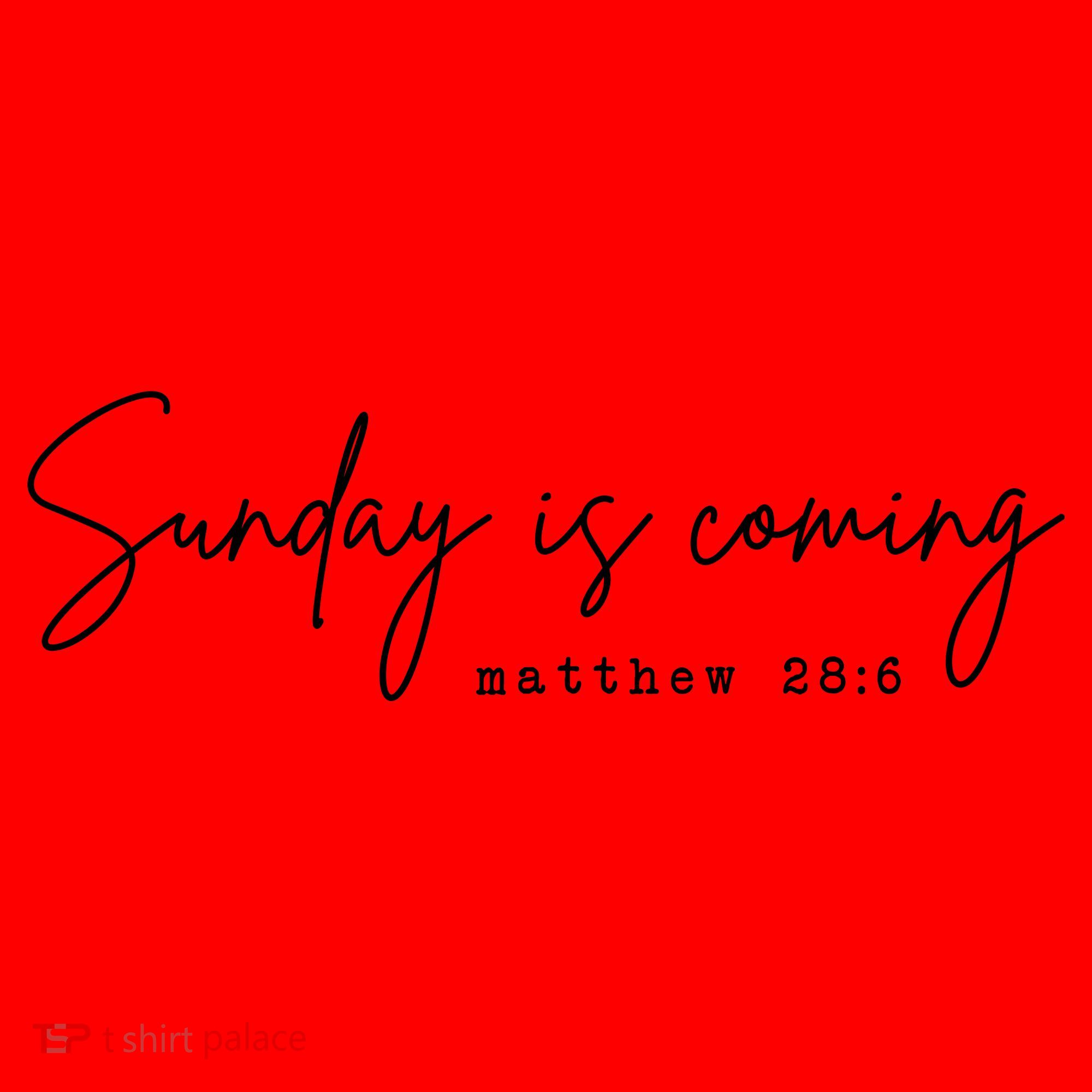 Sunday Is Coming Santa Hat