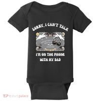 Sorry I CanT Talk IM On The Phone With My Dad Ouija Board Baby Bodysuit thumb 0
