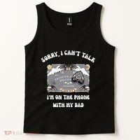 Sorry I CanT Talk IM On The Phone With My Dad Ouija Board Tank Top thumb 2