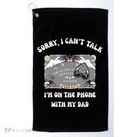 Sorry I CanT Talk IM On The Phone With My Dad Ouija Board Golf Towel thumb 0