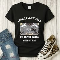 Sorry I CanT Talk IM On The Phone With My Dad Ouija Board Women's T-Shirt thumb 3