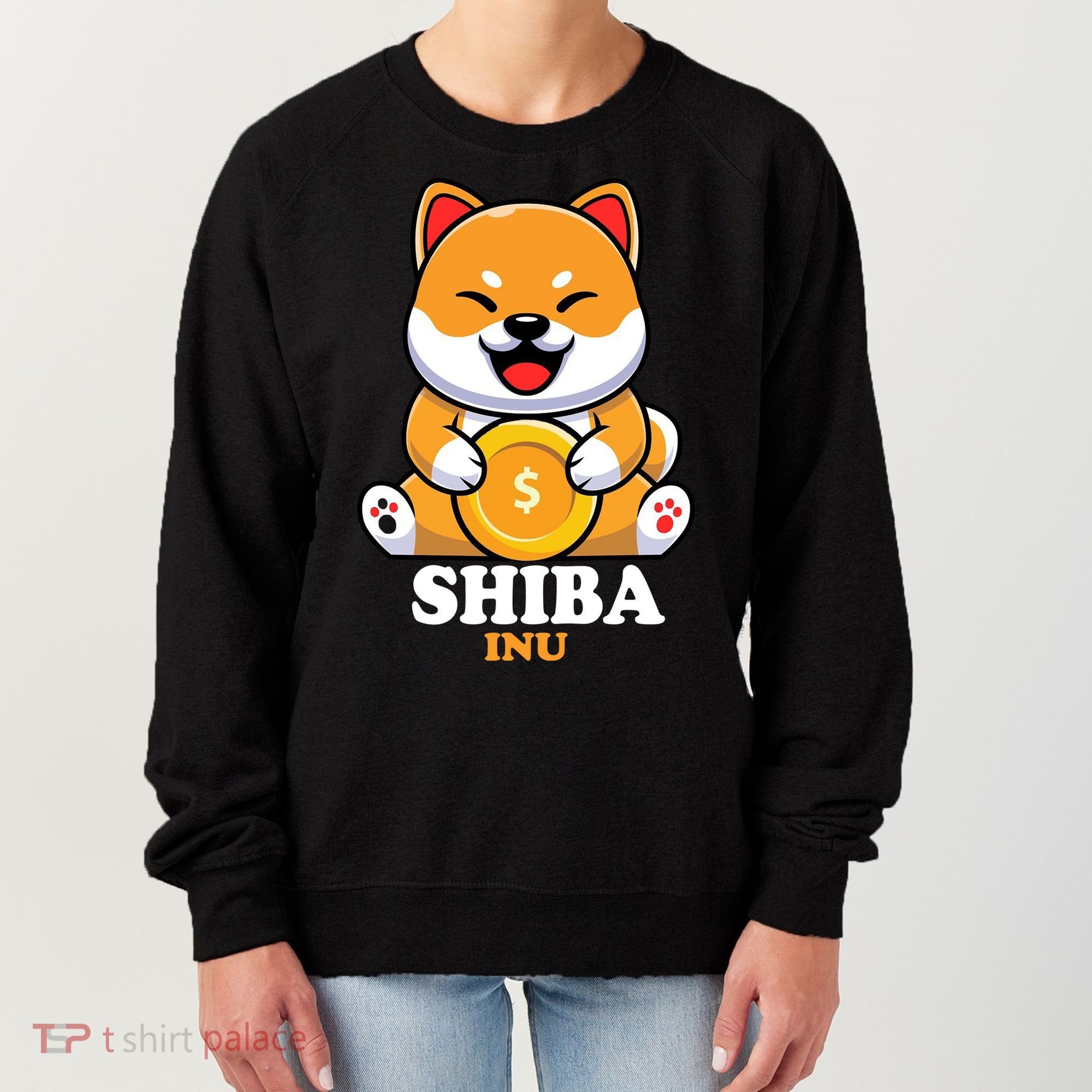 Shiba Inu Crypto Currency Cute Women's Sweatshirt