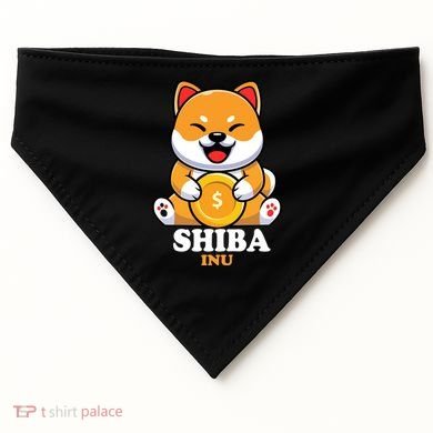 Shiba Inu Crypto Currency Cute USA-Made Doggie Bandana