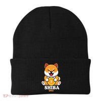 Shiba Inu Crypto Currency Cute Beanie thumb 0