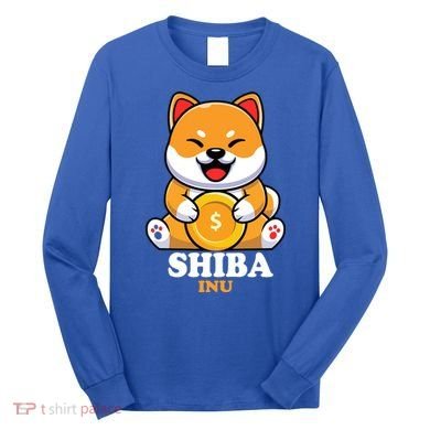 Shiba Inu Crypto Currency Cute Long Sleeve Shirt