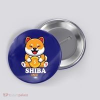 Shiba Inu Crypto Currency Cute Button thumb 0