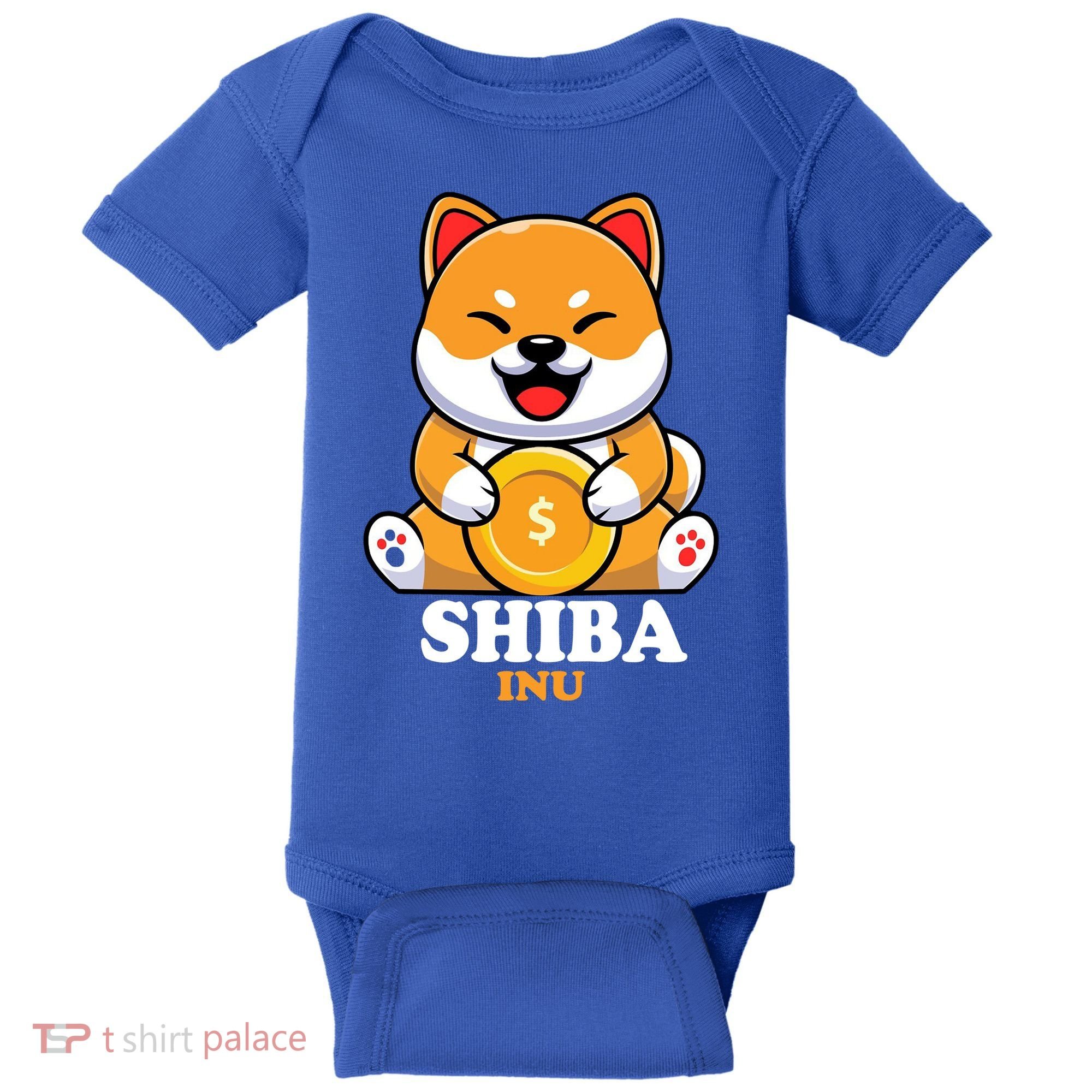 Shiba Inu Crypto Currency Cute Baby Bodysuit