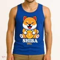 Shiba Inu Crypto Currency Cute Tank Top thumb 3