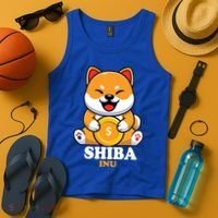 Shiba Inu Crypto Currency Cute Tank Top thumb 4