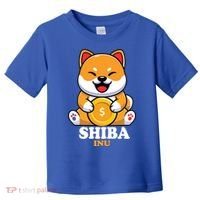 Shiba Inu Crypto Currency Cute Toddler T-Shirt thumb 0
