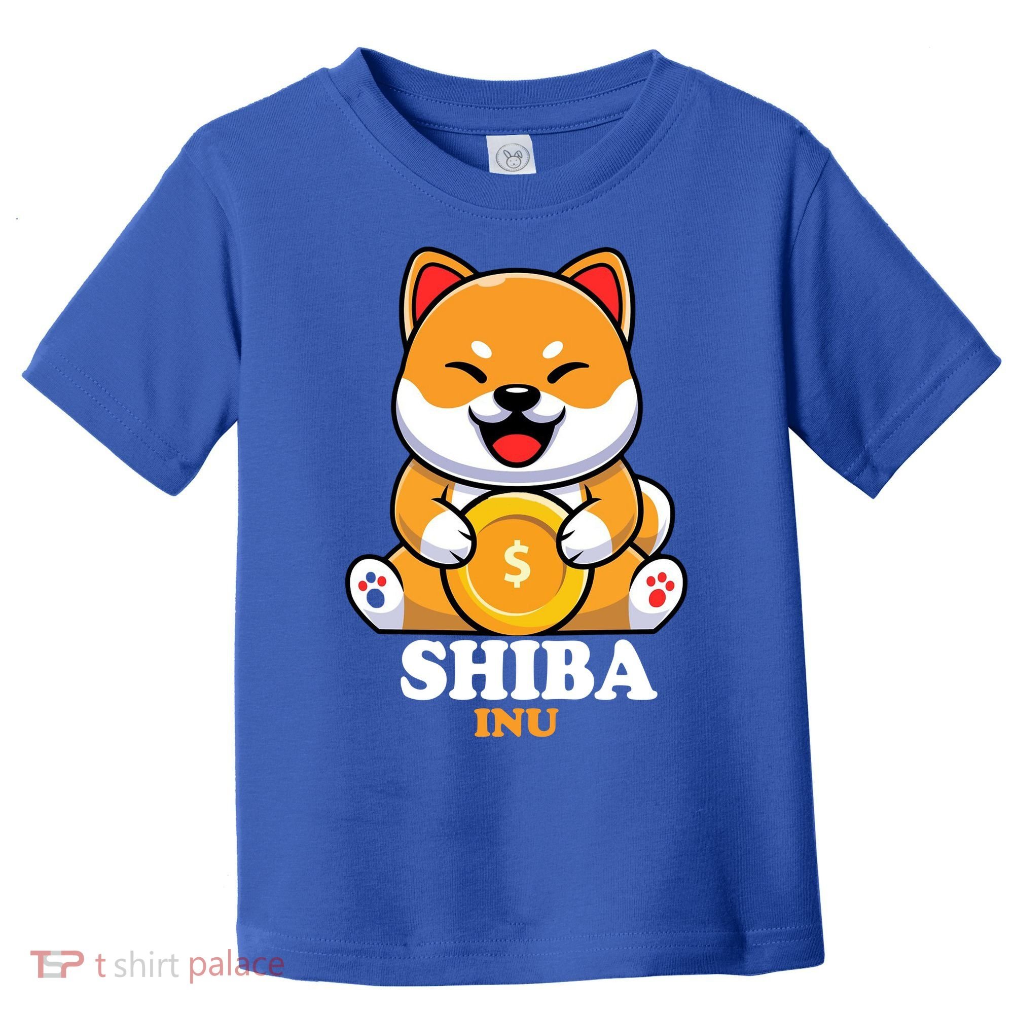 Shiba Inu Crypto Currency Cute Toddler T-Shirt