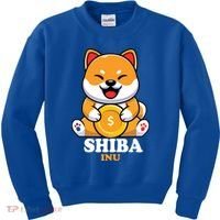 Shiba Inu Crypto Currency Cute Kids Sweatshirt thumb 0