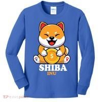 Shiba Inu Crypto Currency Cute Kids Long Sleeve Shirt thumb 0
