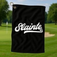 Slainte Irish Cheers Golf Towel thumb 1